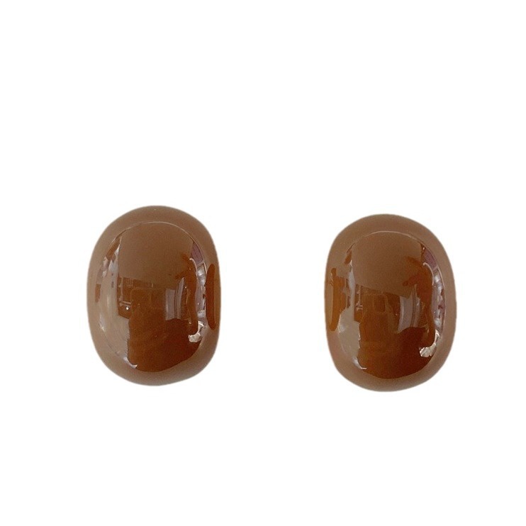 High-end Ankela red love bean stud earrings for women's autumn and winter, unique and niche Hong Kong-style earrings, light luxury earrings wholesale Item Picture