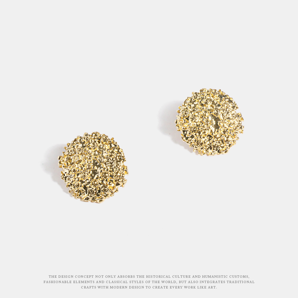 European and American trend fashion irregular geometric earrings fashion style earrings factory direct sales cross-border e-commerce details Picture