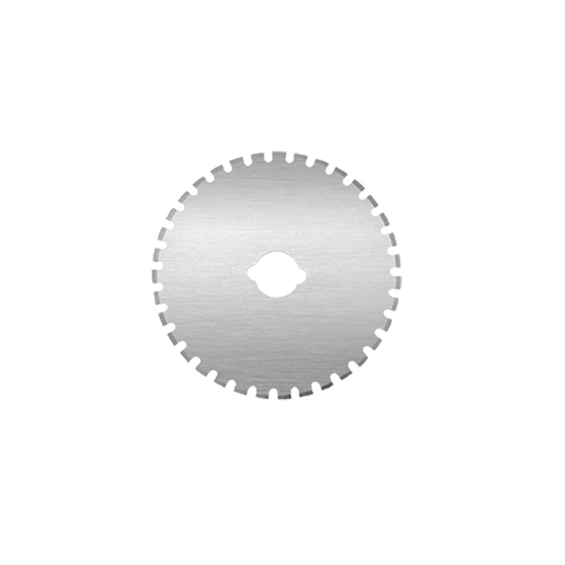 45mm dotted line circular blade gear circular knife cutting roller knife rotating serrated circular blade Application Scenario