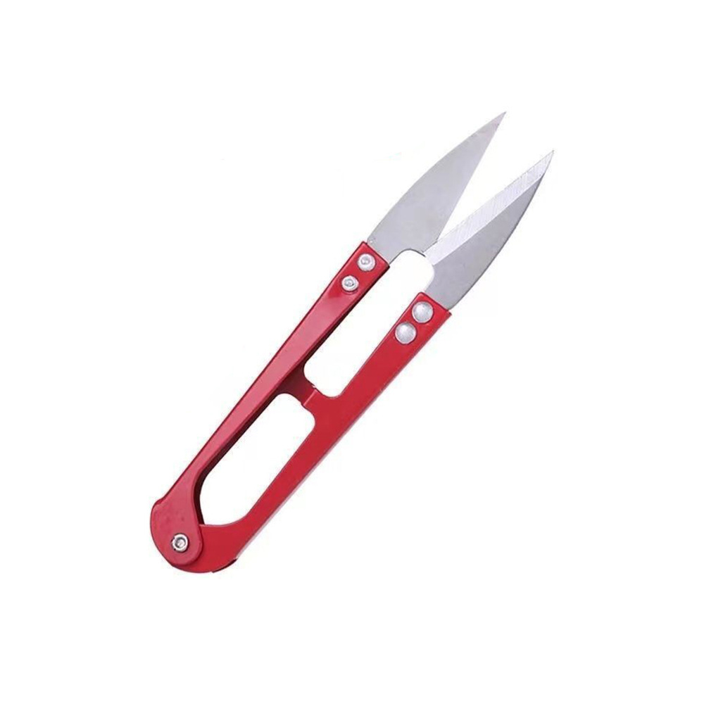 Factory direct supply of ironwork yarn scissors, household U-shaped scissors, tailors' scissors, cross-stitch thread cutters, mini scissors Item Picture