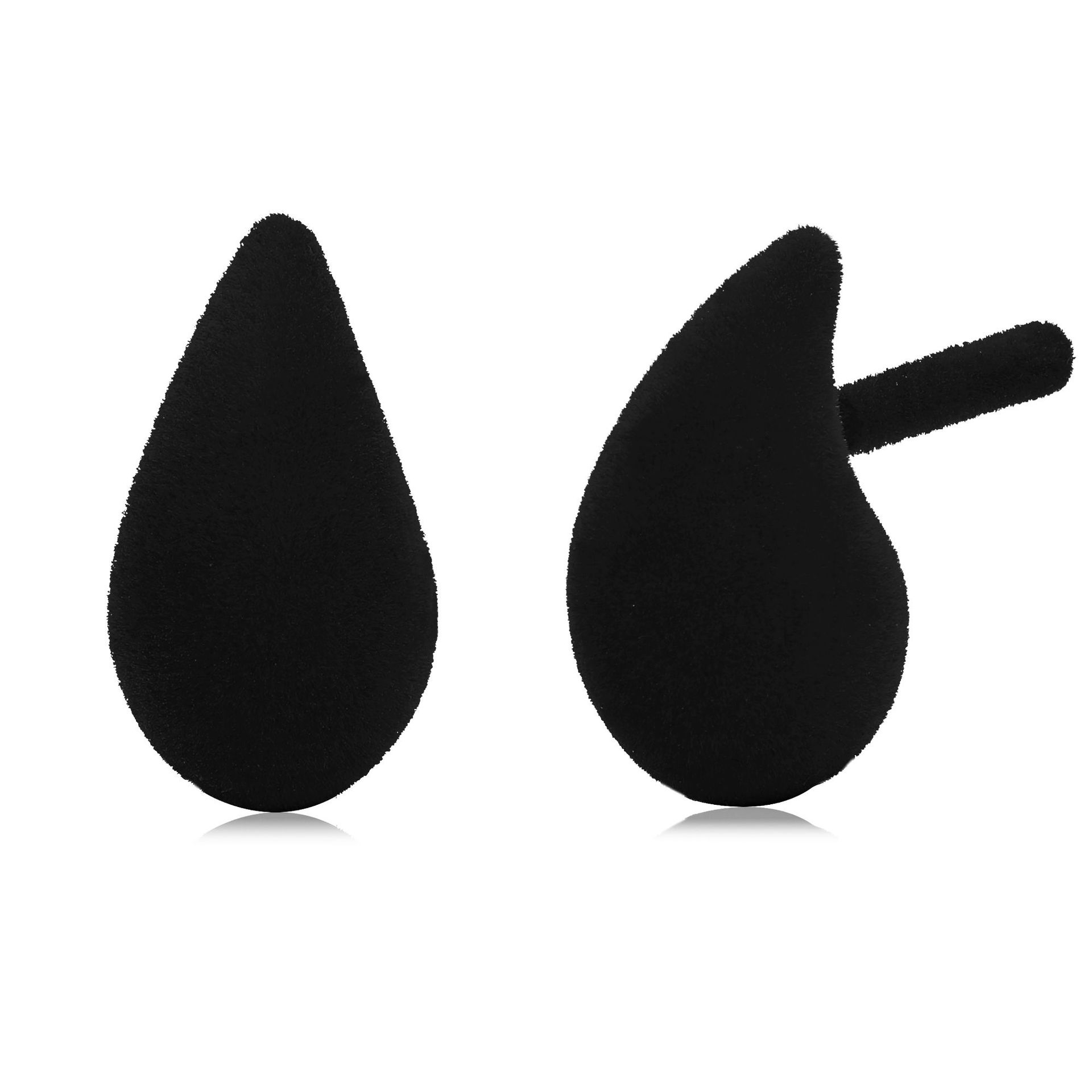 Amazon's best-selling teardrop-shaped earrings, unique plant velvet melon seed-shaped earrings, simple and fashionable dopamine stud earrings Item Picture