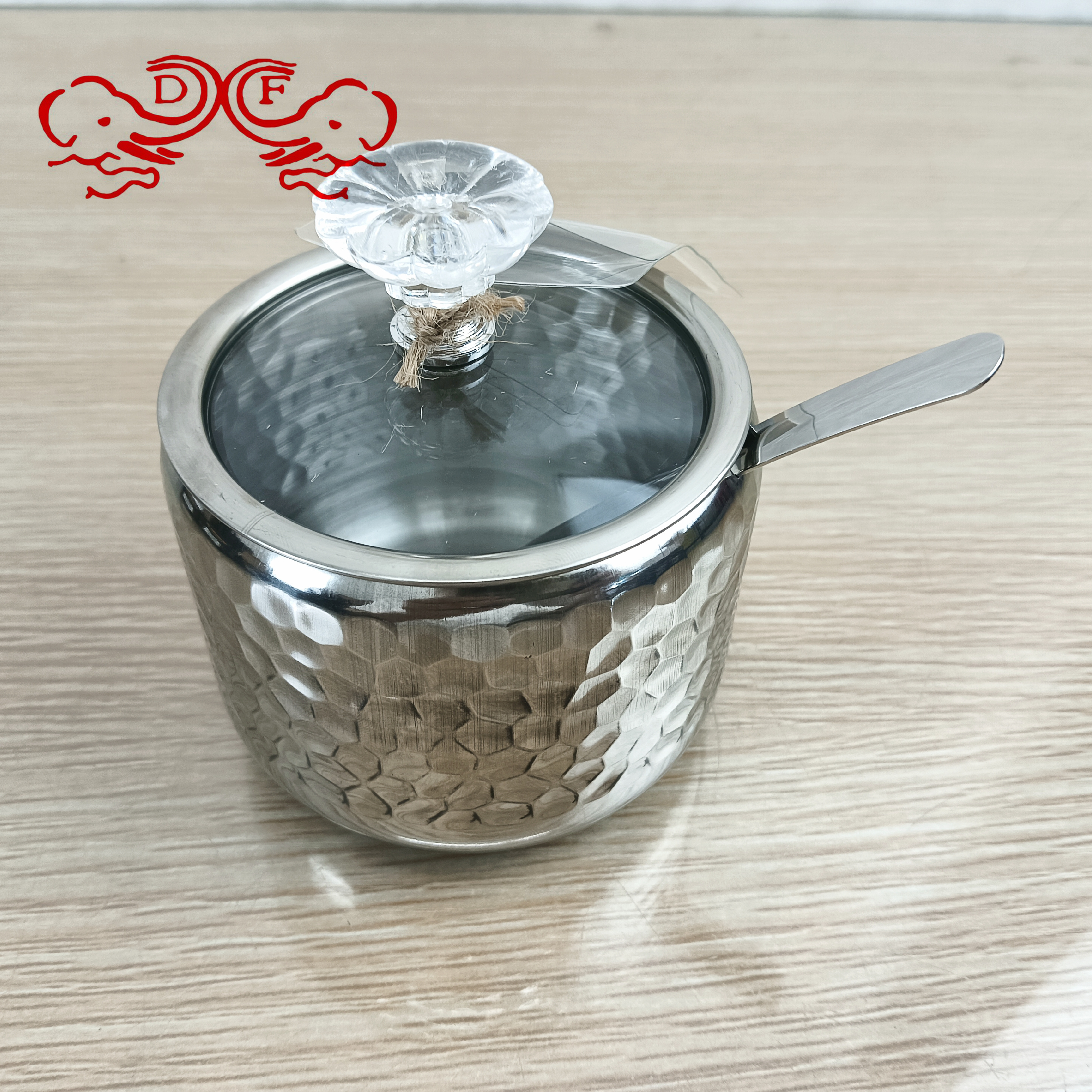 DF68361 304 stainless steel seasoning jar, kitchen salt and monosodium glutamate seasoning box, household combination set, storage box, DF TRADINGHOUSE Specification image