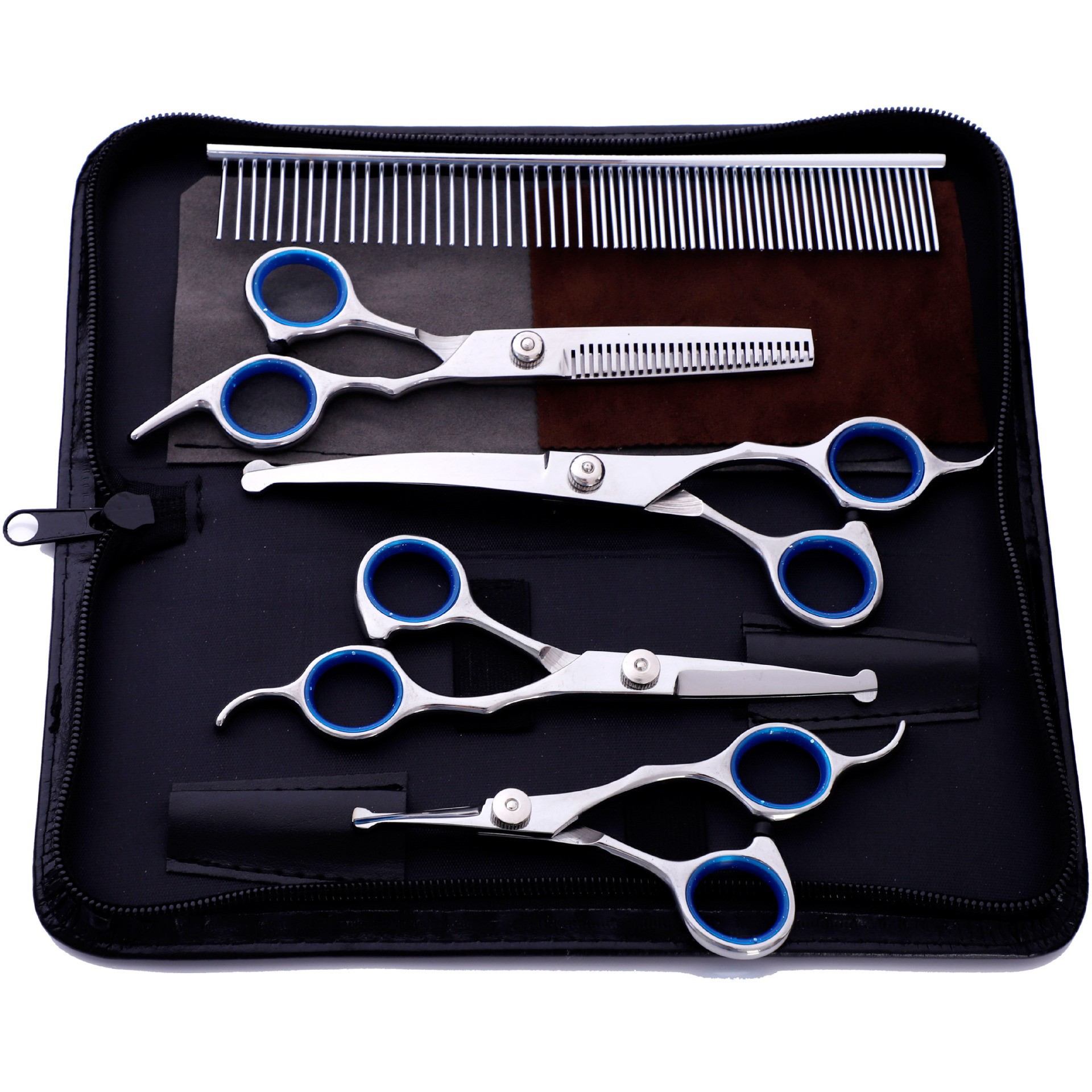 High-quality pet scissors, beauty tool sets, decoration hair clippers, 7-inch straight scissors, curved and upturned scissors, dog and teddy hair clippers from the Internet undefined
