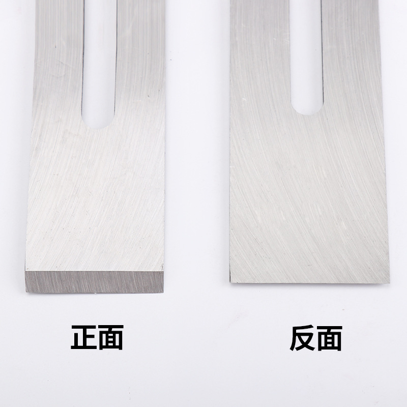 Woodworking planer blade HRC56-65 # manganese steel hand planer blade for edge trimming and polishing, specially designed for manual planer blades Specification drawing
