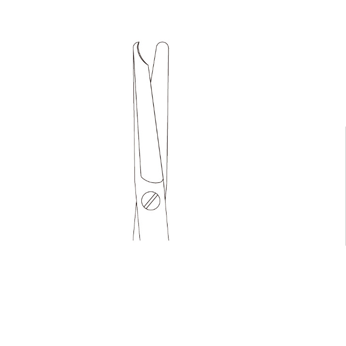 Medical scissors, direct cutting medical supplies, medical-grade surgical suture removers, stainless steel household dressing change small scissors details Picture
