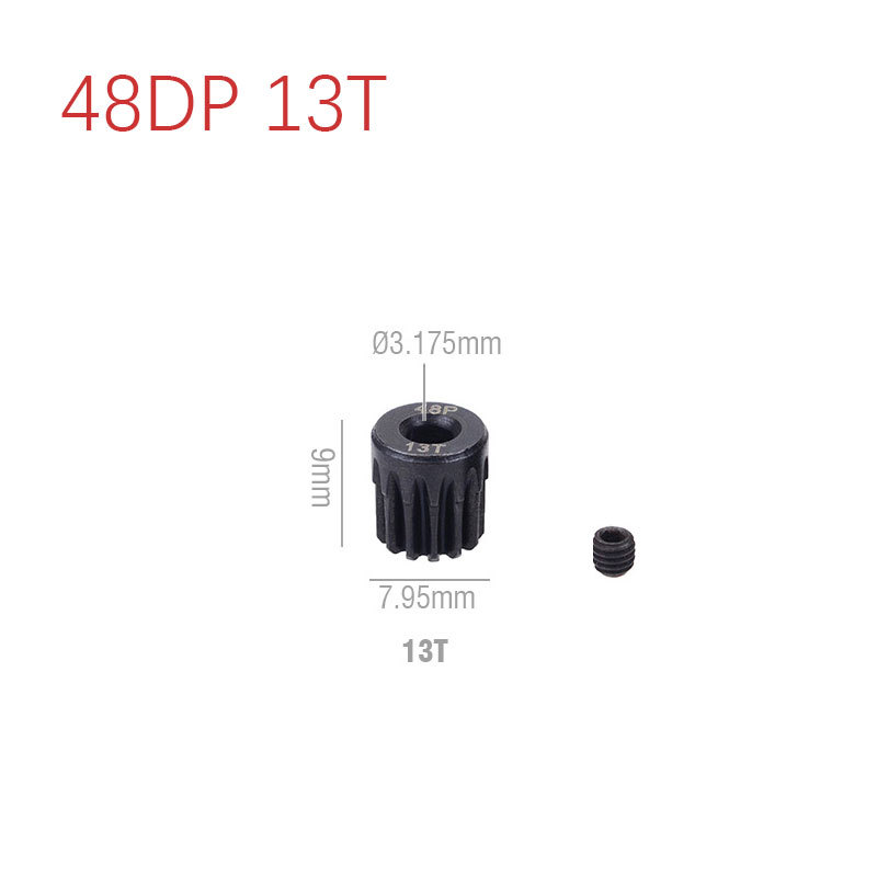 SURPASS HOBBY original 48DP13T-30T black steel metal gear RC remote control car motor gear parts undefined