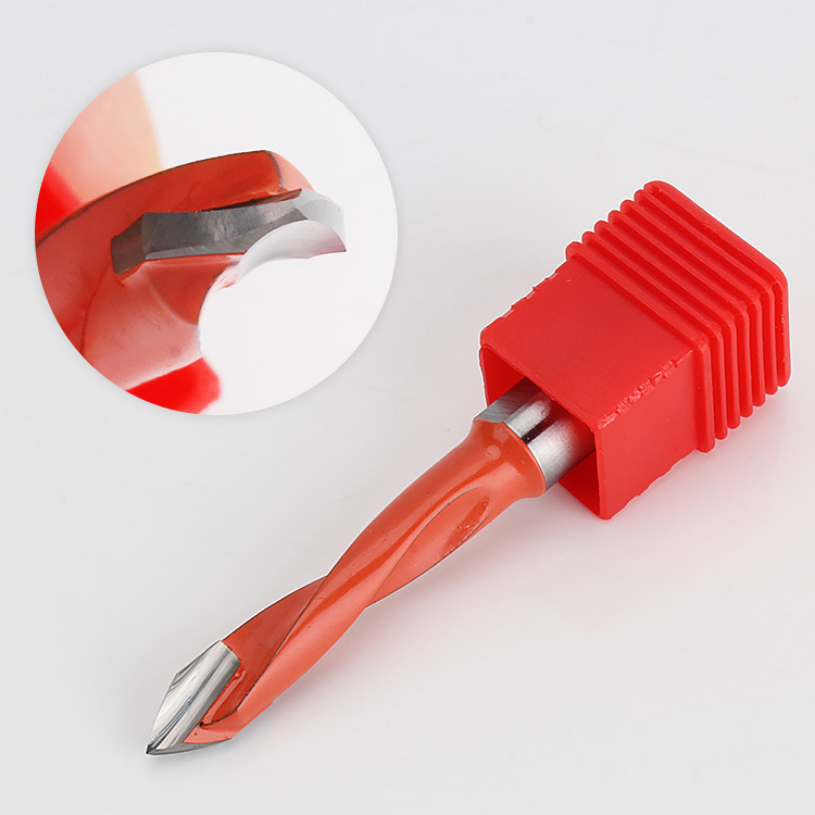 Woodworking drill bits, hard alloy through-hole drills, hole opening and drilling drill bits, forward and reverse rotary row drilling machines, punch press rotary cutting tools Specification drawing