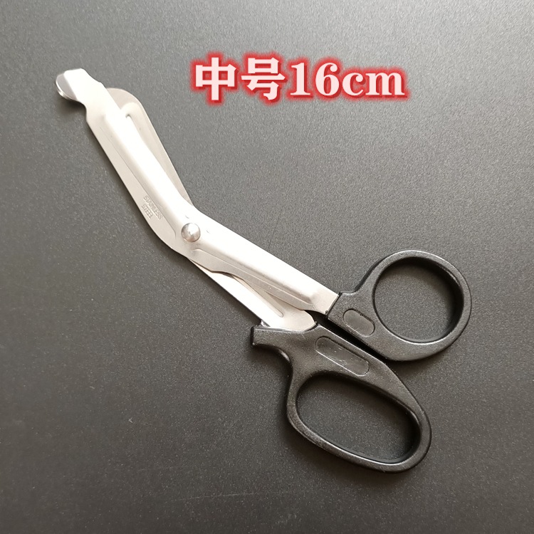 Factory stock of small, medium and large gauze scissors, stainless steel bandage scissors, small scissors and matching scissors undefined