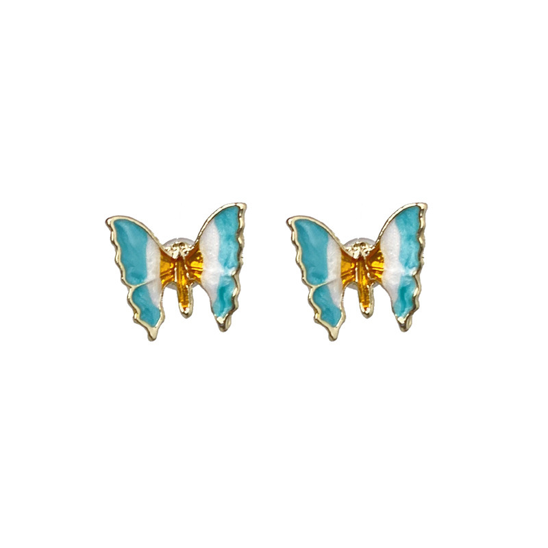 This trendy and fresh butterfly stud earring is a unique, trendy and versatile earring from Japan and South Korea, a stylish and elegant accessory Item Picture