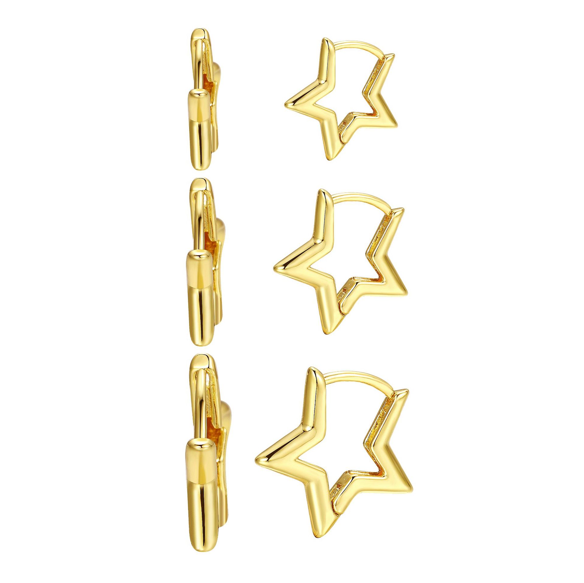 High-end, niche European and American metal ear rings, high-end, individual punk earrings, cross-border fashion, simple and large ear rings Application Scenario