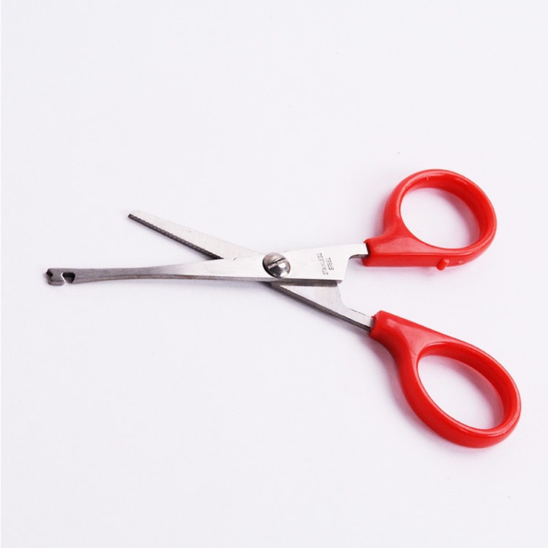 Wholesale stainless steel fishing scissors with hook removers, hook release scissors, and sawtooth-shaped hook picks from the manufacturer Application Scenario