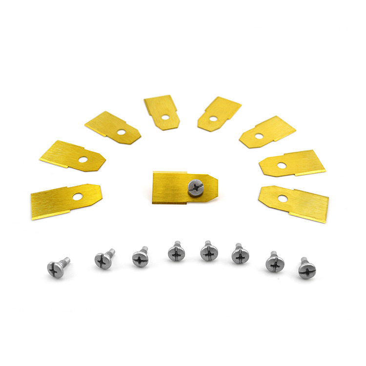 Intelligent robot lawn mower blades, single-hole straight lawn mower blades, garden machinery blades, lawn mower blades undefined