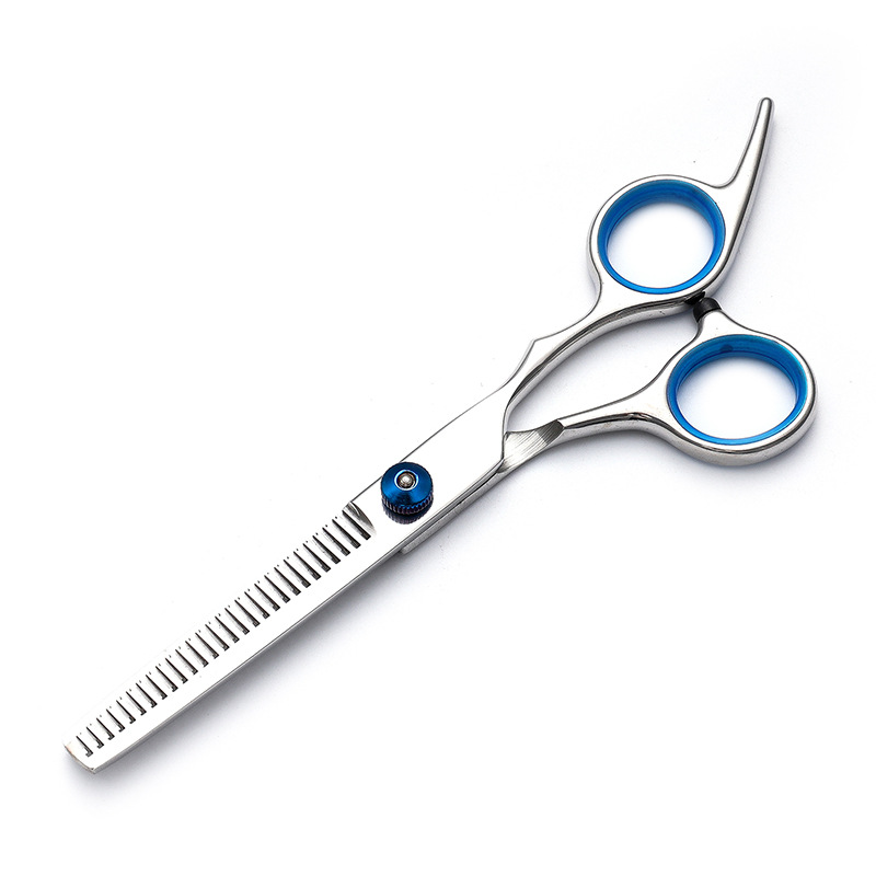 Hairdressing scissors, flat scissors, teeth scissors, thin scissors, hair cutting scissors, household professional genuine hair scissors set Specification drawing