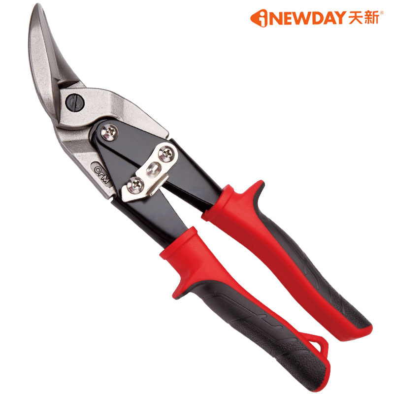 TX202TH 10" Heavy-duty aviation shears right bend left shear desktop aviation shears full figure