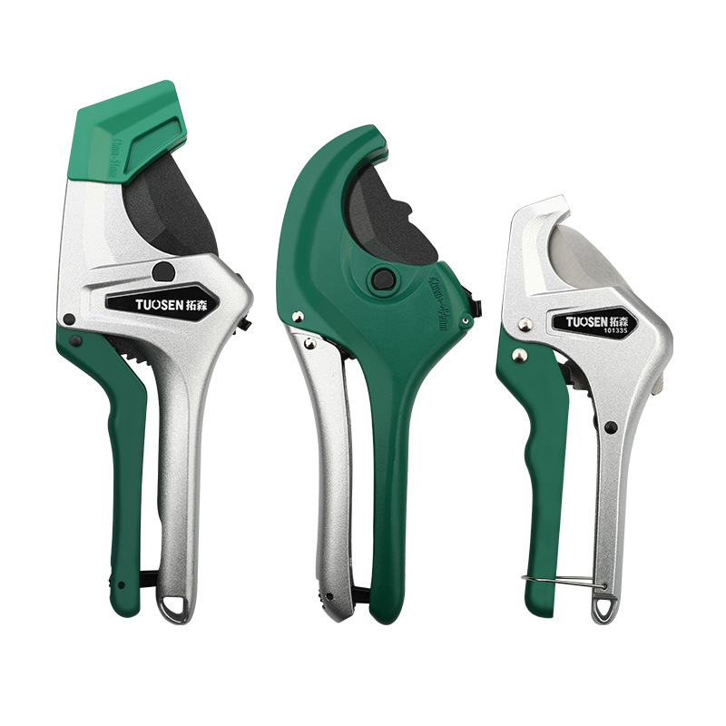 Tuosen Tools' large heavy-duty cutters for cutting PVC pipes, fast scissors, PPR water pipe scissors, and small pipe cutters Item Picture