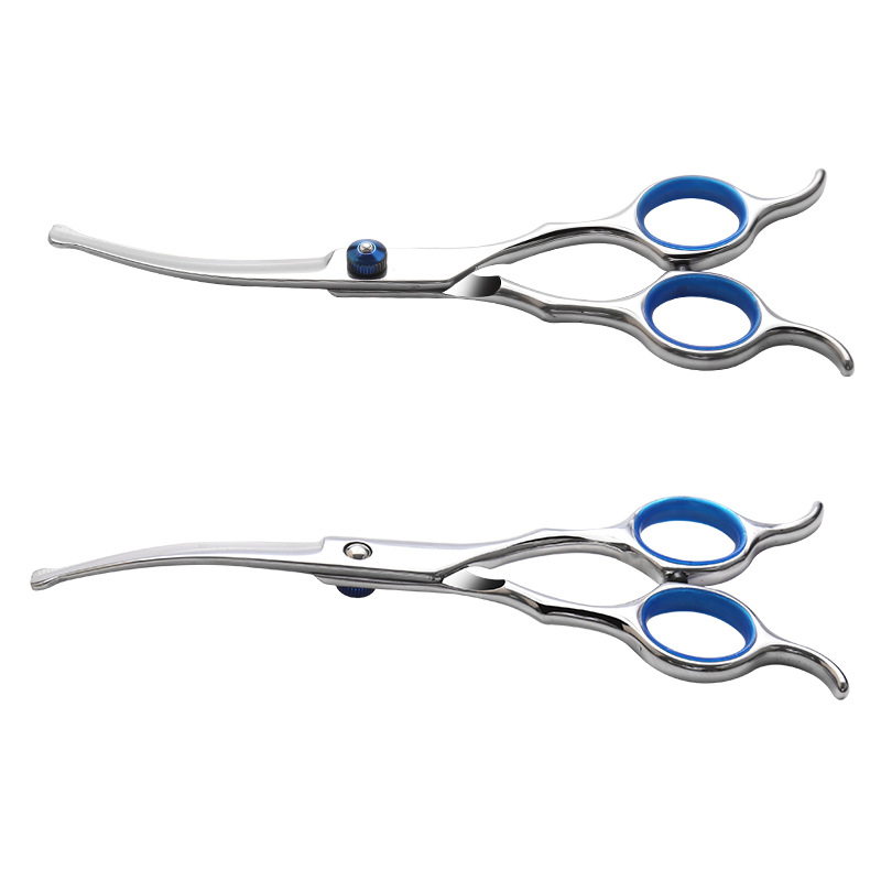 Manufacturer's pet grooming scissors, dog-specific hair trimming bends, dog hair cutting tools Item Picture