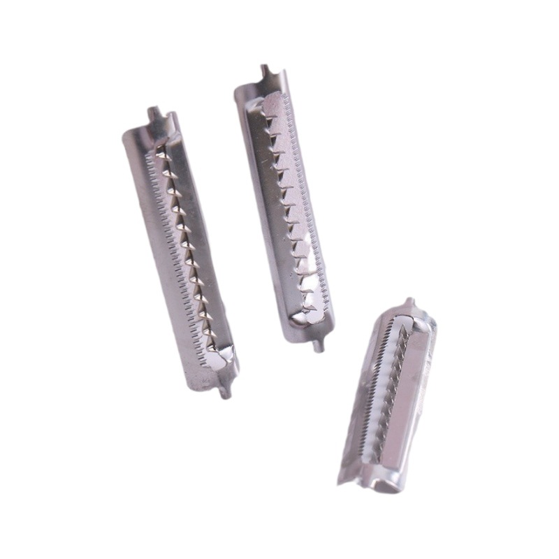 Wholesale of stainless steel peeling blades in various sizes, single-sided flat edge blades, multi-functional planing blades and peeling machine blades Item Picture