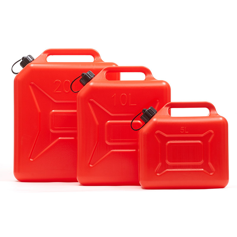 Weihaisheng automotive universal portable fuel tank HDPE plastic oil drum, portable thickened oil drum, 5L 10-liter, 20-liter car and motorcycle fuel drum, oil pot Item Picture