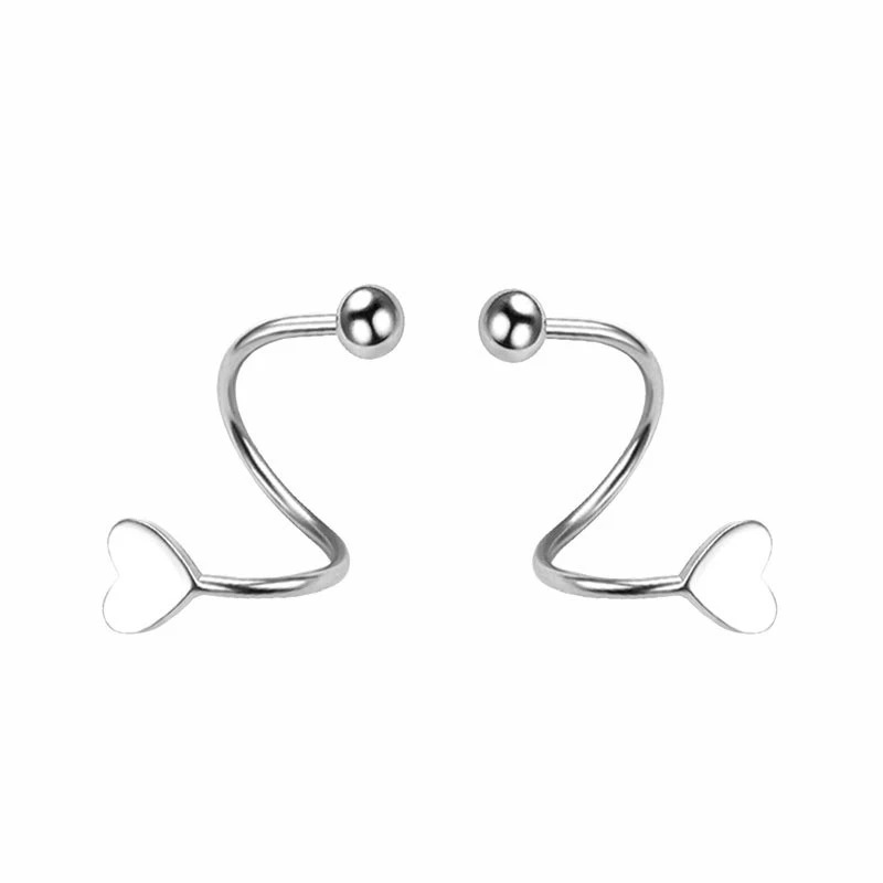 Zhao Liying's same spring stud earrings for women, no need to remove them for sleep, ear piercings, ear rings, niche design, fashionable and versatile earrings Item Picture