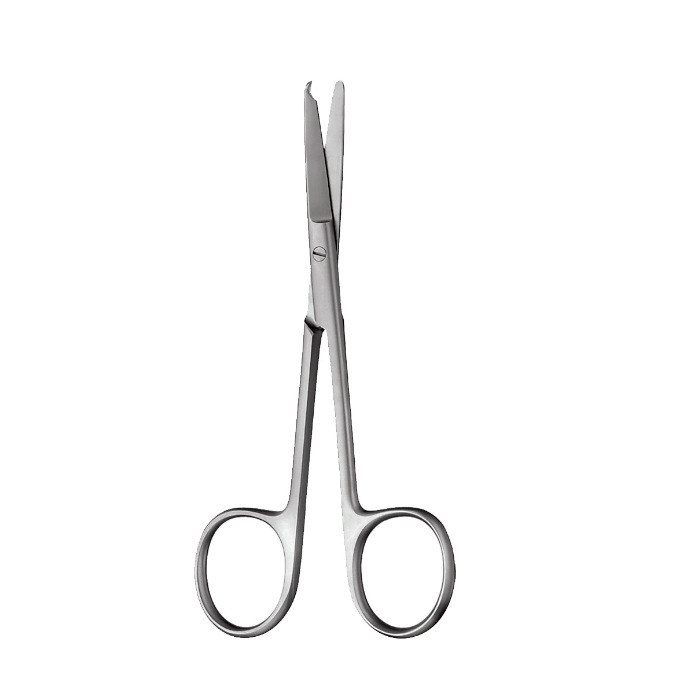 Medical scissors, direct cutting medical supplies, medical-grade surgical suture removers, stainless steel household dressing change small scissors full figure