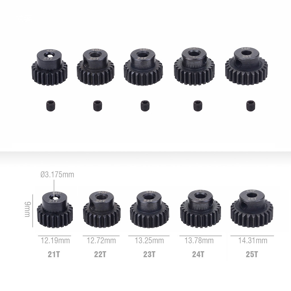 SURPASS HOBBY original 48DP13T-30T black steel metal gear RC remote control car motor gear parts Application Scenario