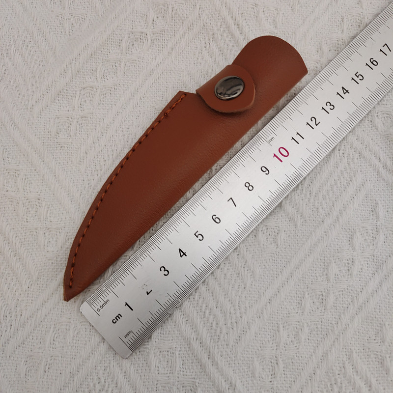 Wholesale manufacturer of knife sleeves and protective covers, knife sheaths, PU leather Mongolian knife storage covers, double-piece knife protective covers, knife magazines full figure