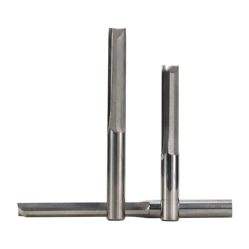 Cross-border best-selling 6mm double-edge straight slot milling cutter, straight cutter density board cutting cutter, woodworking CNC engraving machine tool Application Scenario