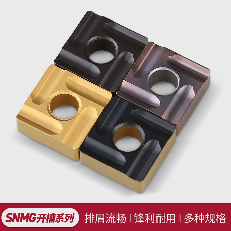 Slotting CNC inserts SNMG120404/120408R-S/L-S square rough-grain stainless steel inserts details Picture