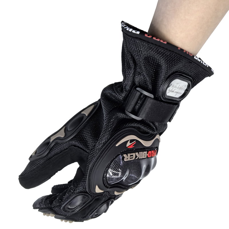 191118 guantes de carreras de dedos largos casos de protección guantes de motocicleta ciclismo deportivo guantes de casco duro bicicleta individual guantes de dedos completos Item Picture