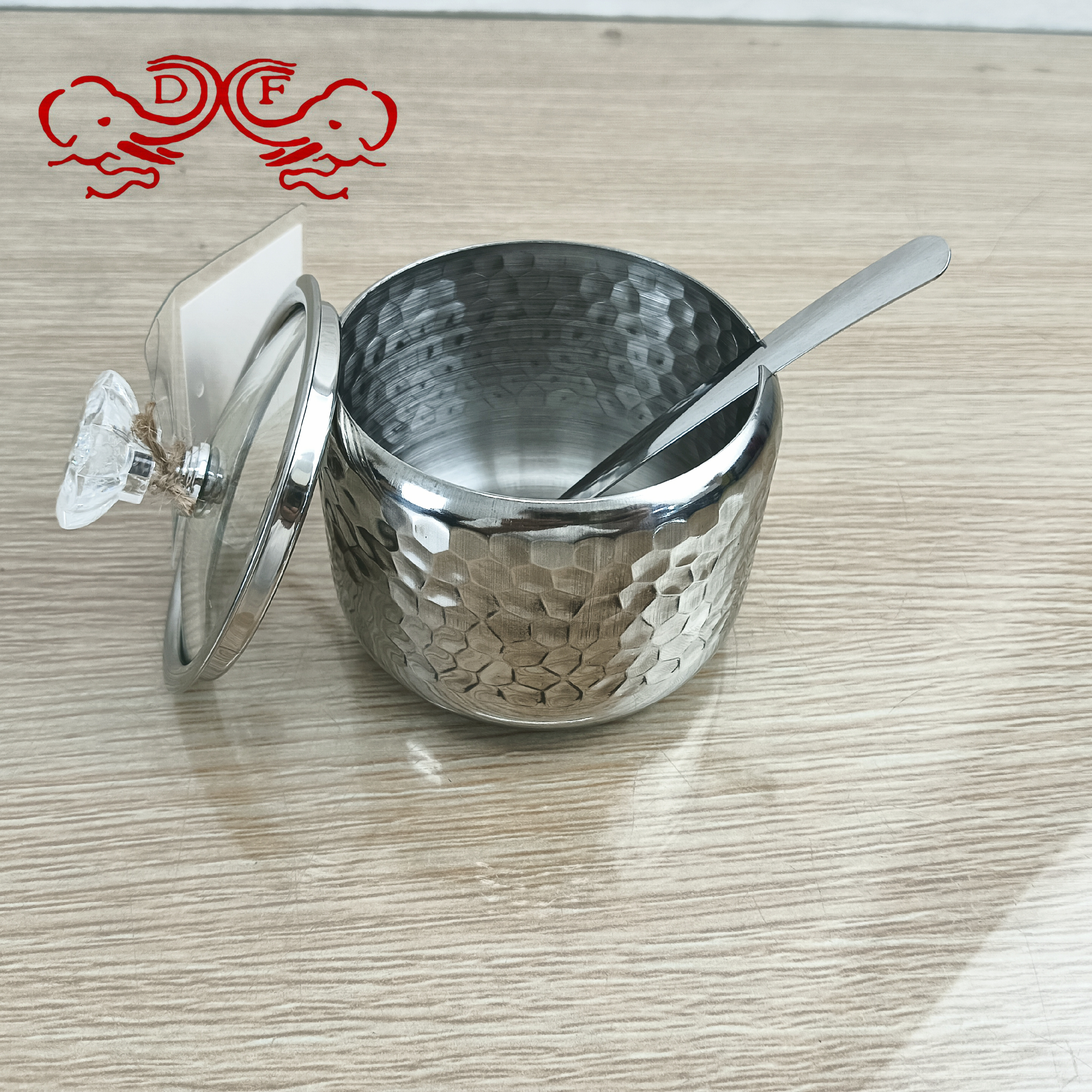 DF68361 304 stainless steel seasoning jar, kitchen salt and monosodium glutamate seasoning box, household combination set, storage box, DF TRADINGHOUSE Application Scenario