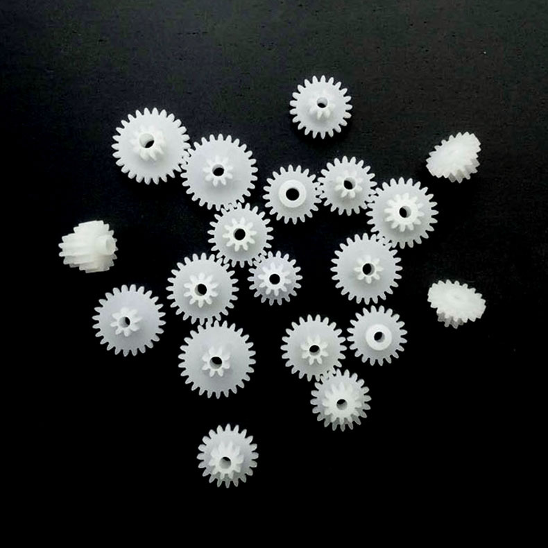 The reduction gear is a 0.5 module double-layer, double-row and double-row gear with overlapping teeth of 16/18/20/21/22/24/26/28 details Picture