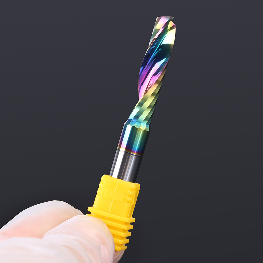 The manufacturer supplies seven-color coated single-edge helical milling cutters, acrylic wood CNC engraving machines, and tungsten steel cutting tools Application Scenario