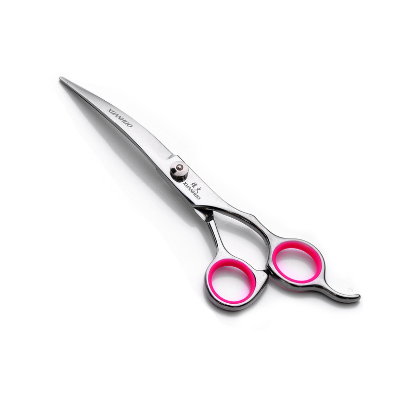 High-quality pet scissors, beauty tool sets, decoration hair clippers, 7-inch straight scissors, curved and upturned scissors, dog and teddy hair clippers from the Internet undefined