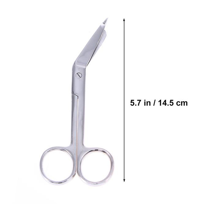 Gauze scissors, stainless steel, 14cm, 16cm, 18cm, dressing, plaster bandage, handle, nurse cloth sample scissors details Picture