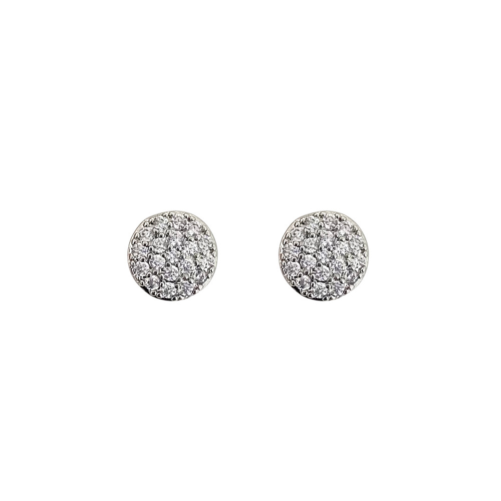 Korean-style fashionable, super shiny, full-diamond ear studs, small and versatile, starry sky ear bone studs, high-end design sense, exquisite earrings Item Picture