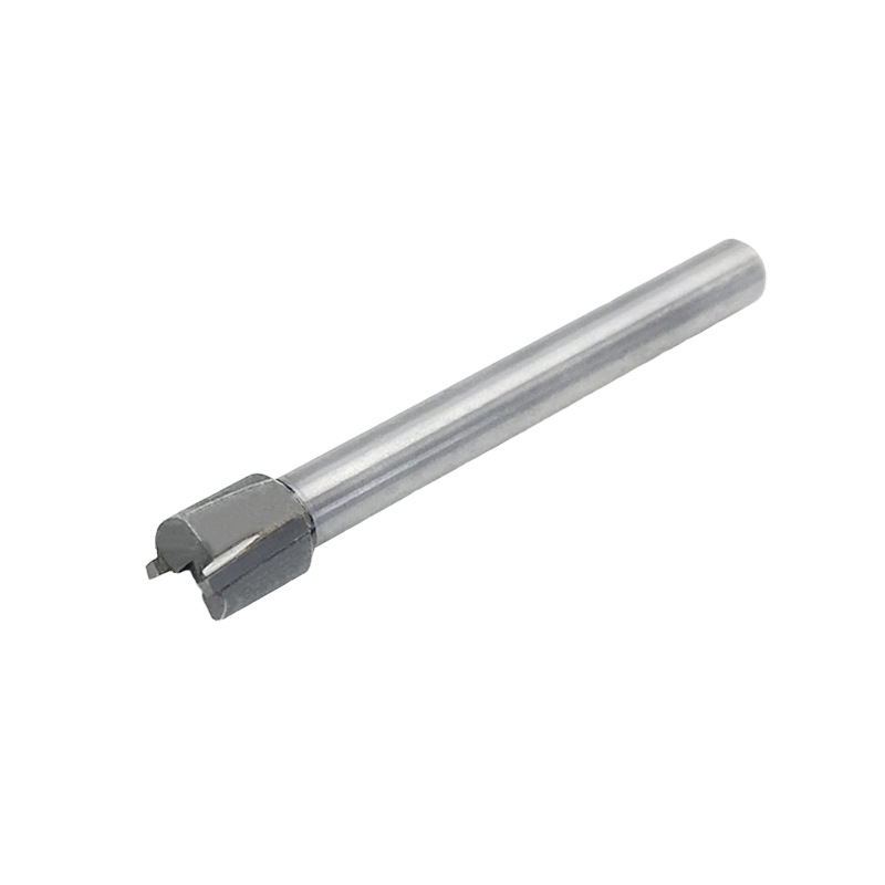 8-handle tenon knife quartz sand double-edge straight knife bevel knife extended handle straight slot milling cutter edge trimming machine woodworking milling cutter Application Scenario