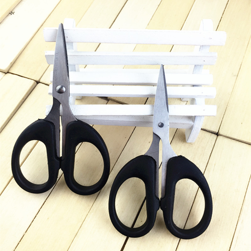 Thickened bulk student scissors, household small scissors, office scissors, paper-cutting, thread cutting, Yiwu one-yuan premium supply full figure