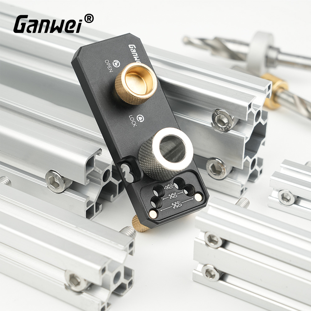 New 203040 aluminum profile drilling assistant, aluminum bar profile DIY woodworking furniture countersunk head, national standard and European standard Application Scenario