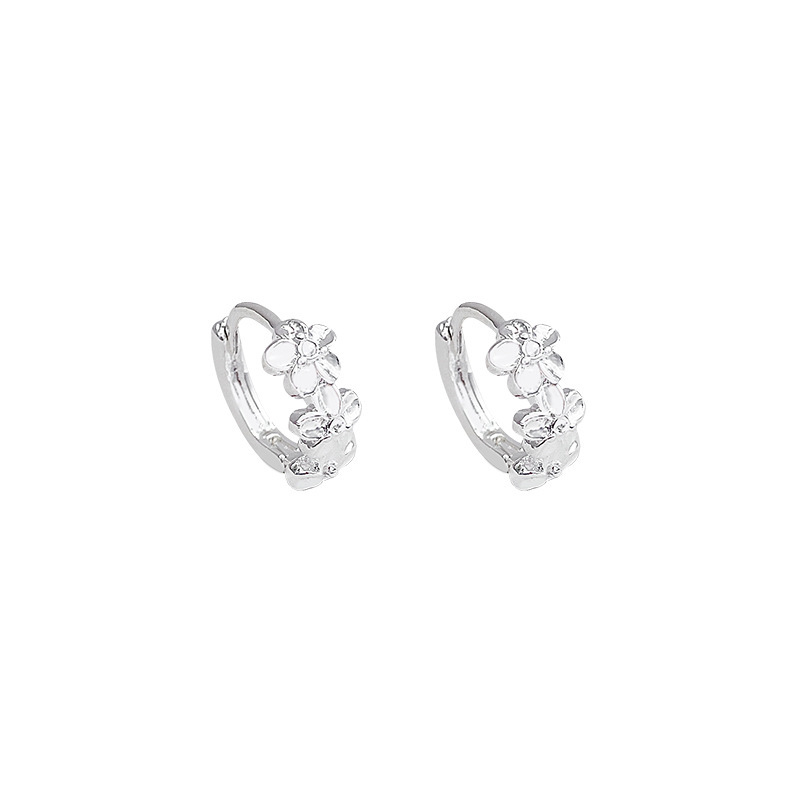 Flower earrings suitable for spring and summer, women's 2025 new style, high-end and unique ear studs, exquisite and small, versatile earrings Item Picture