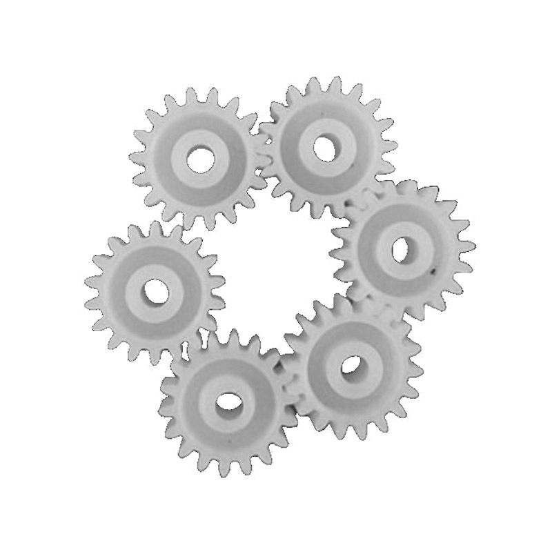 0.5 module 18-tooth plastic main shaft gear, 10mm diameter toy accessory, 18-2a/2.5A/3a hole tight fit Item Picture