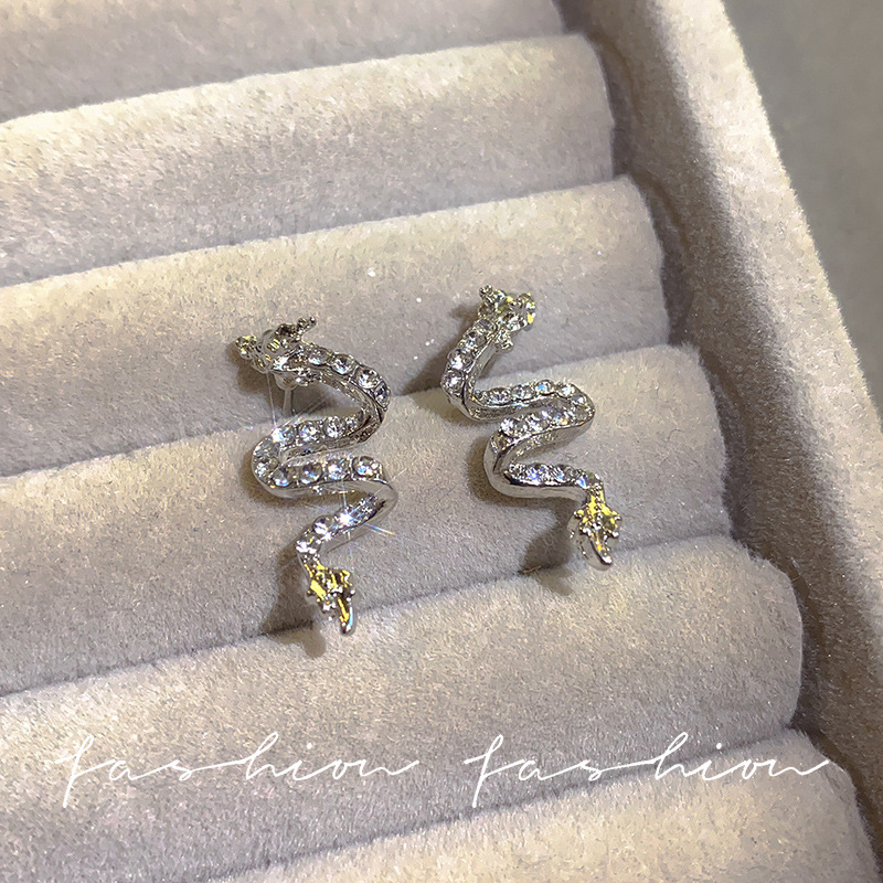 This is a unique and niche new Chinese-style earring for women with dragon-shaped earrings in their zodiac year. It is a light luxury and exquisite earpiece with a sense of sophistication Application Scenario