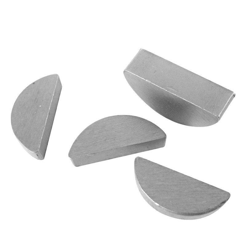 Carbon steel semi-circular key, C-shaped key, round key pin, moon key, crescent key, GB1099 high precision, ￠2, ￠2.5, ￠3, ￠10 Item Picture