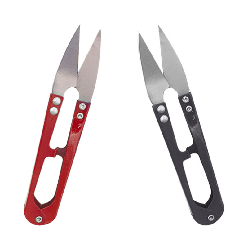 Wholesale U-shaped yarn shears, trimming shears for home use, needle and thread head shears, cross-stitch thread shears, paper-cutting fishing line shears for home use Application Scenario