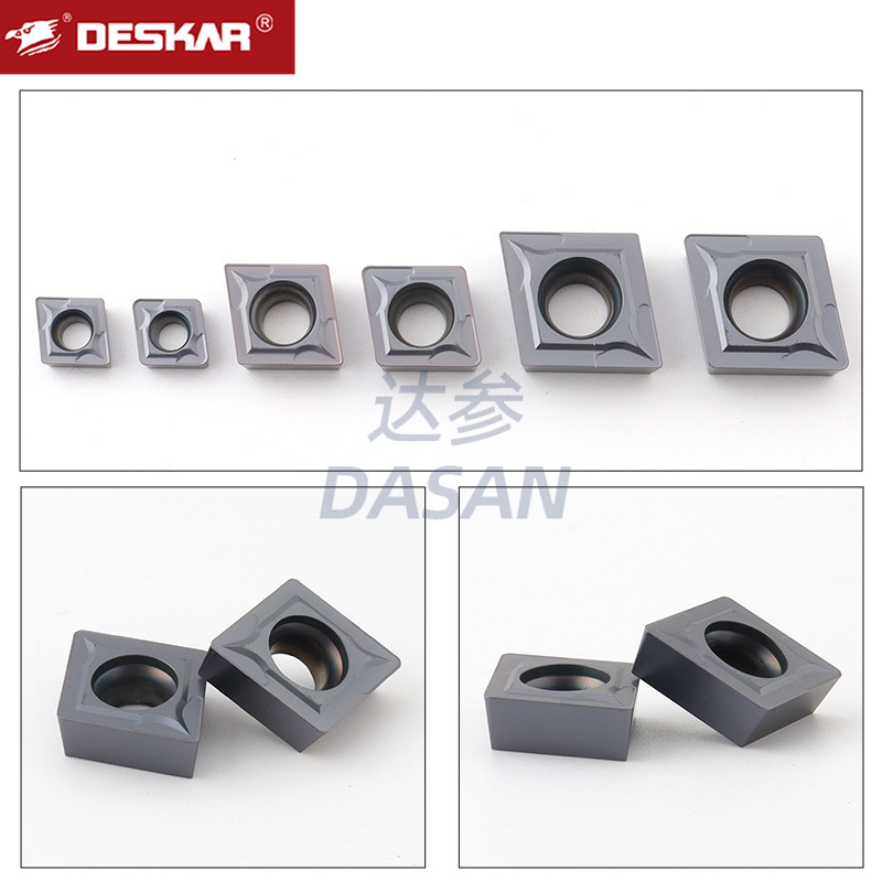 Wholesale of cross-border Desca rhombus ccmt09t304 lf6018s stainless steel inner hole single-sided turned blade grains Application Scenario