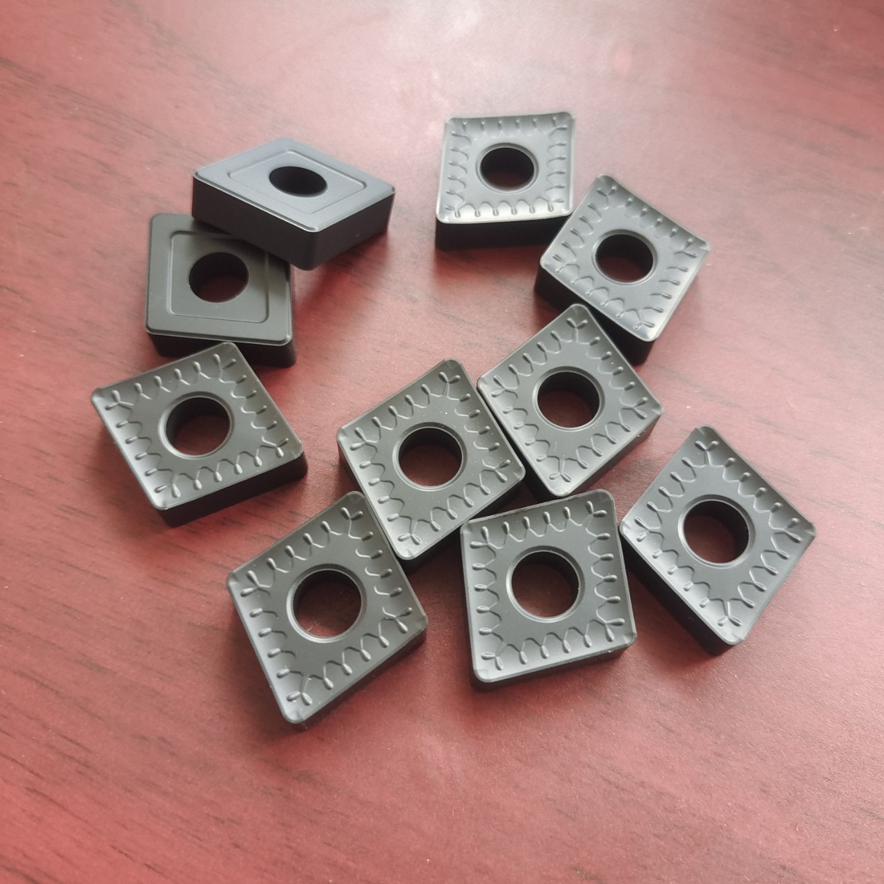 cnmm190616 CNC inserts, cylindrical boring machine inserts, hardened milling tools, cemented carbide full figure
