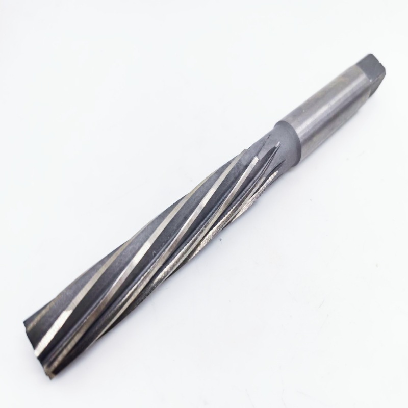 HSS Hand helical reamer W4241 high-speed steel straight handle helical reamer manual square head 3-20H7H8 manufacturer Specification drawing