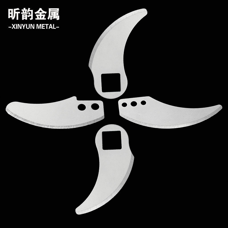 Factory direct supply of garlic puller blades, stainless steel meat grinder blades, garlic paste cooking garlic grinder blades, and curved knife blades Specification drawing