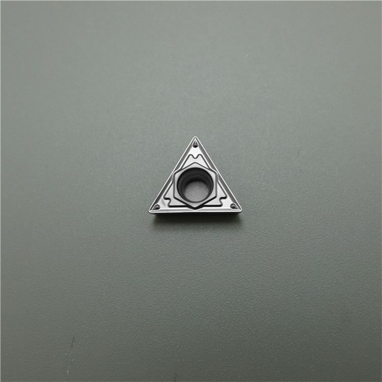 TCMT16T304/TCMT16T308HQ CNC triangular steel parts and stainless steel turning chamfering turning inserts Application Scenario