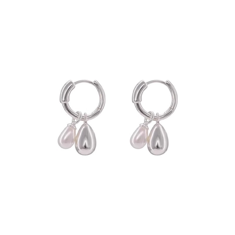 Gentle dual-wear pearl pendant light luxury earring earrings 2025 new bestseller, high-end and versatile earrings for women Item Picture