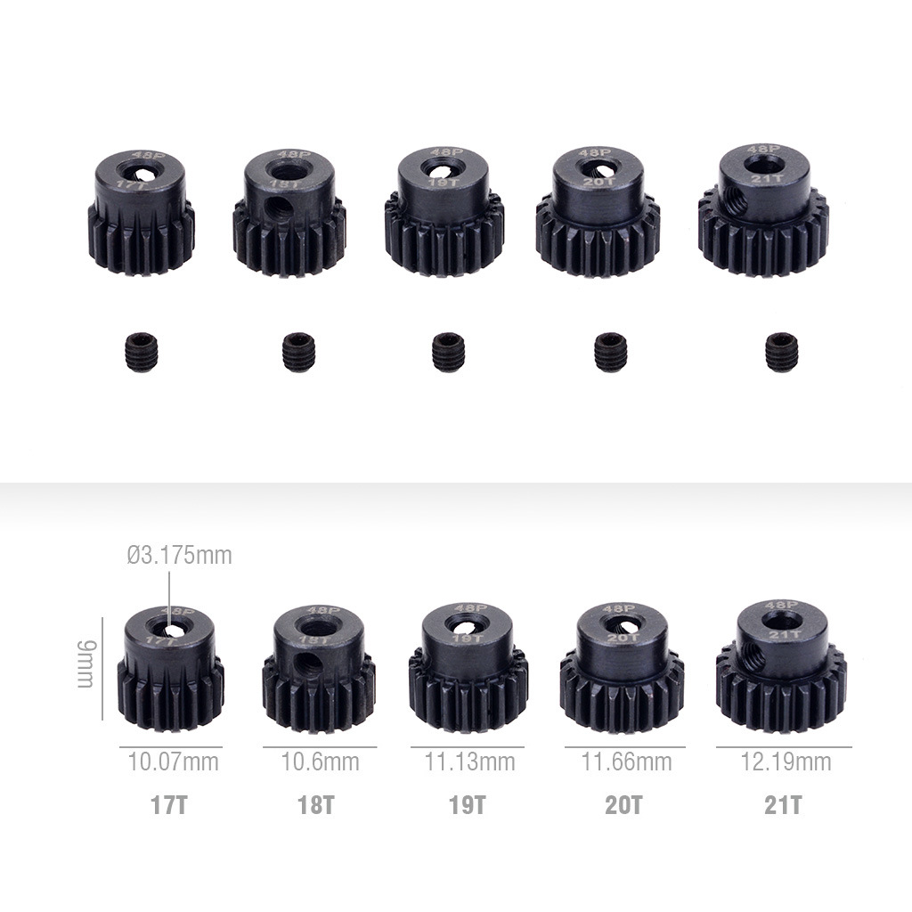 SURPASS HOBBY original 48DP13T-30T black steel metal gear RC remote control car motor gear parts Specification drawing
